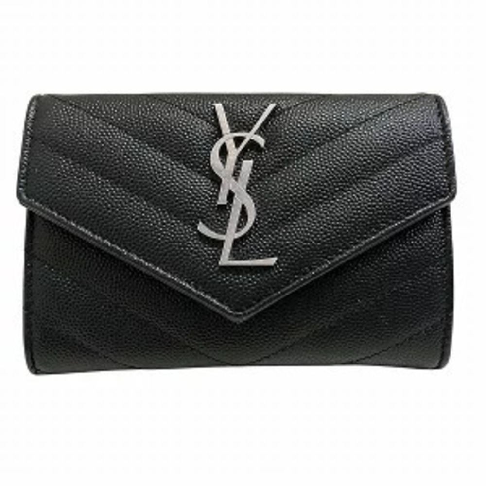 Saint Laurent Yves Cassandra Envelope Wallet Bi fold Accessories